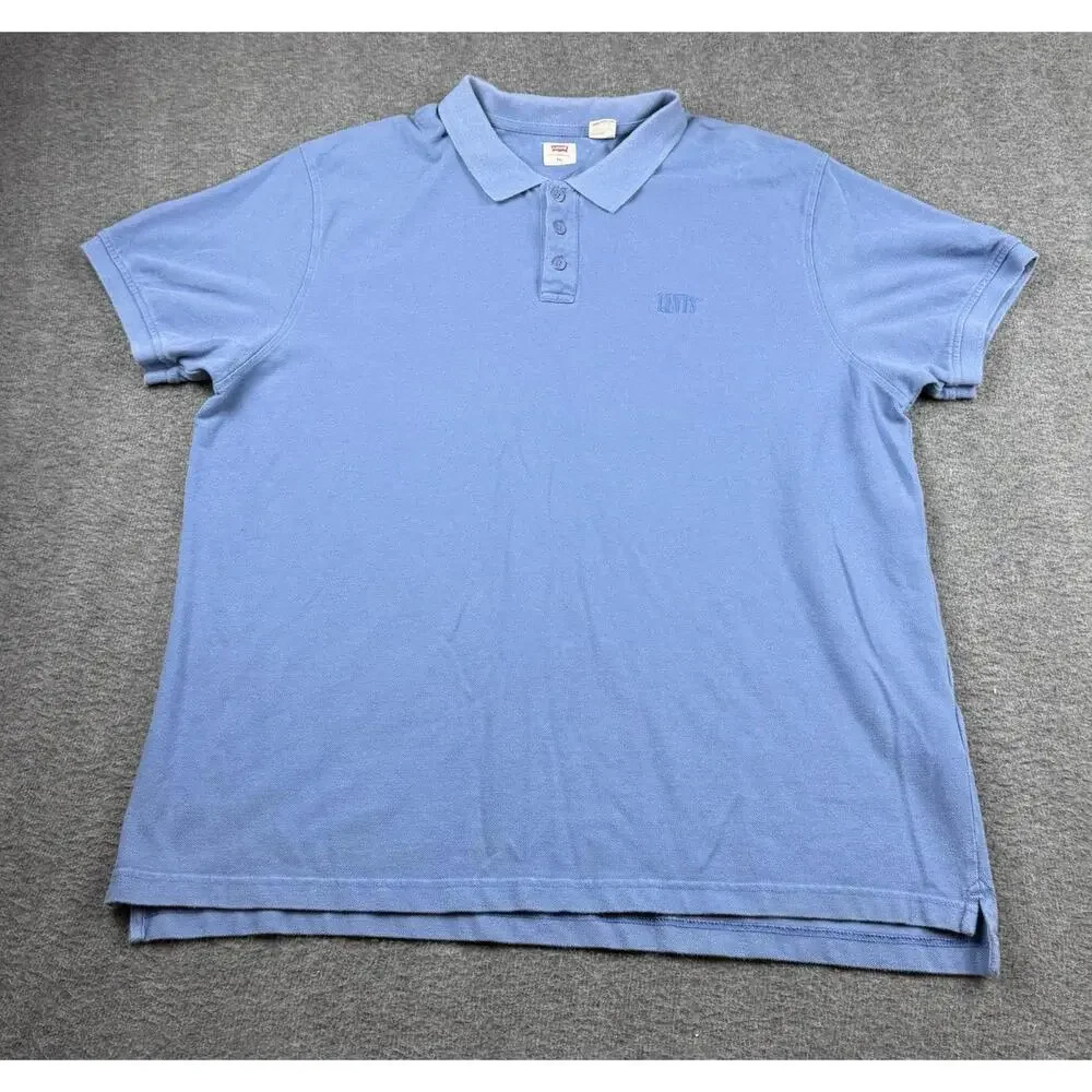 Levi's Men's Light Blue Polo Shirt XXL